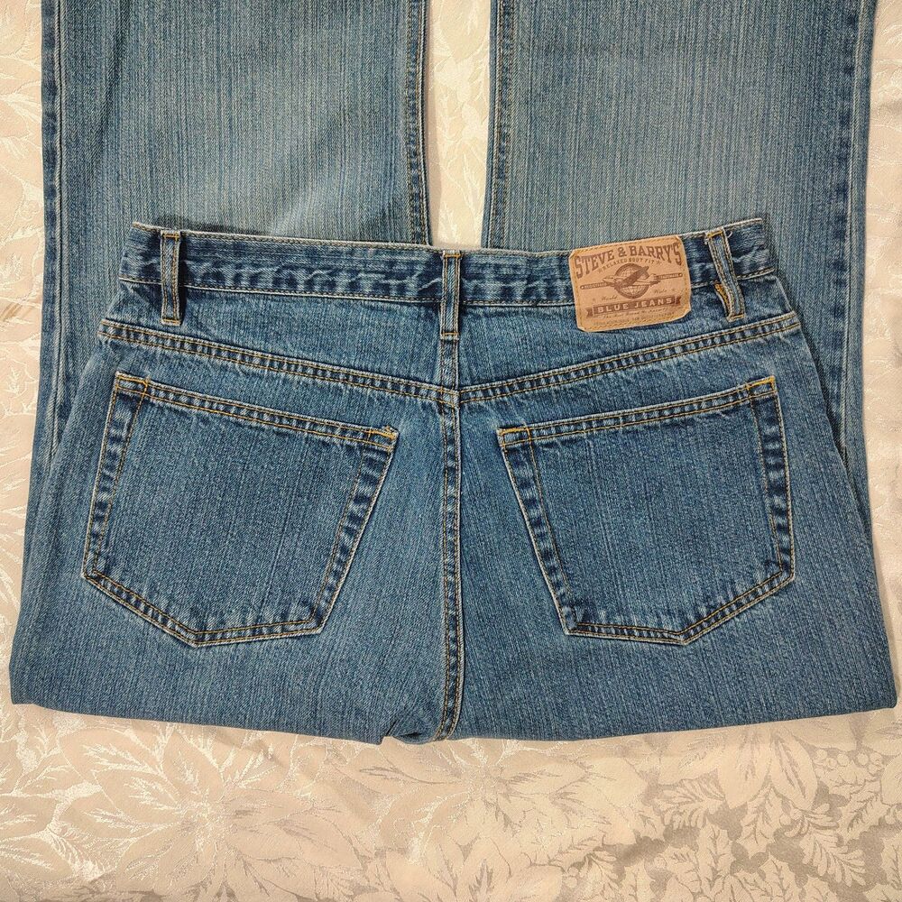 Vintage Steve & Barry's Mens Jeans 32x34 Comfort Relaxed Boot Fit Blue Y2K